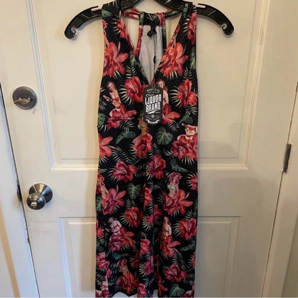 Hawaiian Hula pinup dress.